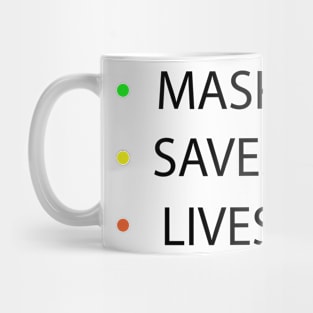 MASK SAVES LIVES Mug